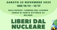 Liberi dal nucleare No alle scelte del Governo Meloni