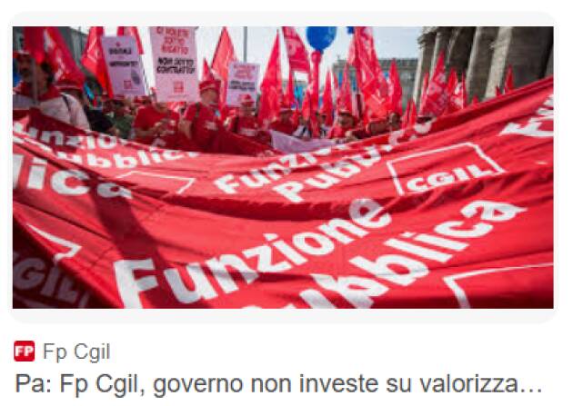FP-Cgil Provincia di Cremona: sottoscritto il nuovo CCDI. 