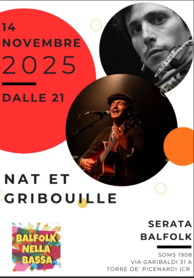 Nat et Gribouille – Serata Balfolk a Torre de’ Picenardi