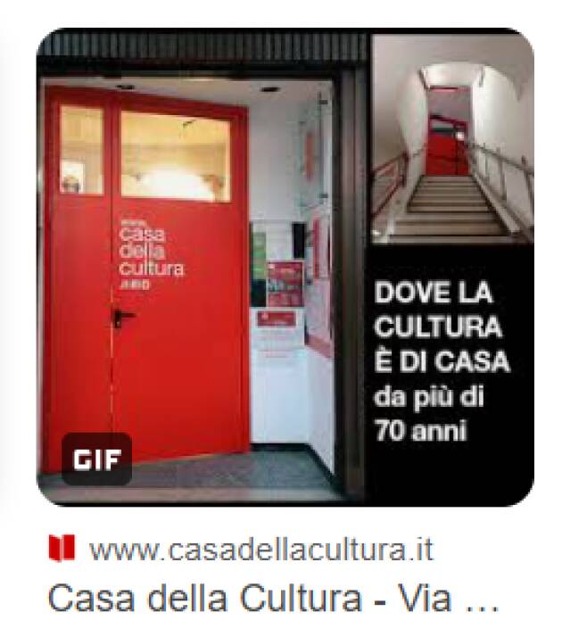 (MI) Casa della Cultura programma dal 19 al 28 novembre 2025