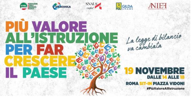 UIL Scuola Il 19 novembre sit in a Roma per cambiare la Legge di Bilancio