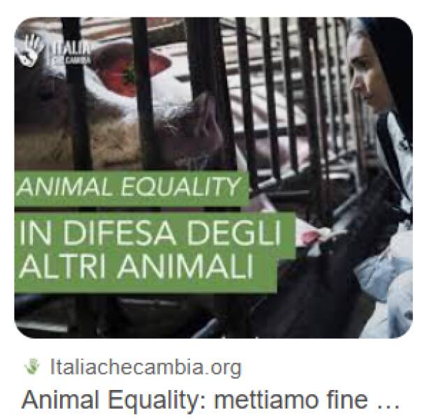 L'evento a Milano di Animal Equality insieme alla rete dei Santuari