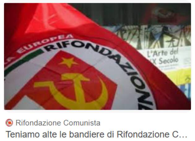 RIfondazione Comunista: vandalizzata la sede di Crema del Partito.