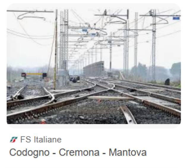 RADDOPPIO FERROVIARIO CREMONA/CODOGNO. PORTESANI: NOVITA’ A CREMONA PRONTA A COLLABORARE