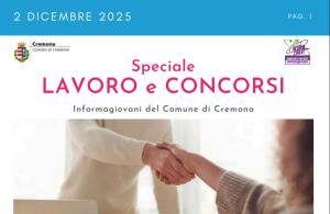 SPECIALE LAVORO CONCORSI Cremona, Crema, Soresina, Casal.ggiore | 2 dicembre 2025