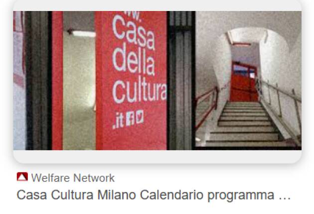 (MI) Casa della Cultura Calendario incontri dal 12 ai 20 dicembre 2025