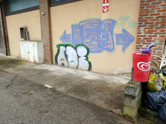 (CR) Di nuovo rifiuti abbandonati in Via dei Cipressi