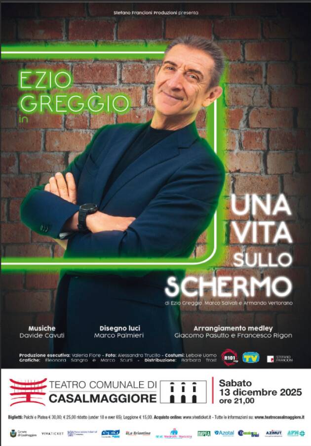 Casalmaggiore 'UNA VITA SULLO SCHERMO' di Ezio Greggio ...