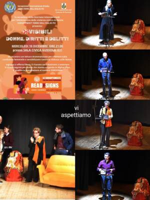 GUSSOLA IN-VISIBILI DONNE DIRITTI E DELITTI Evento del 10 dicembre 