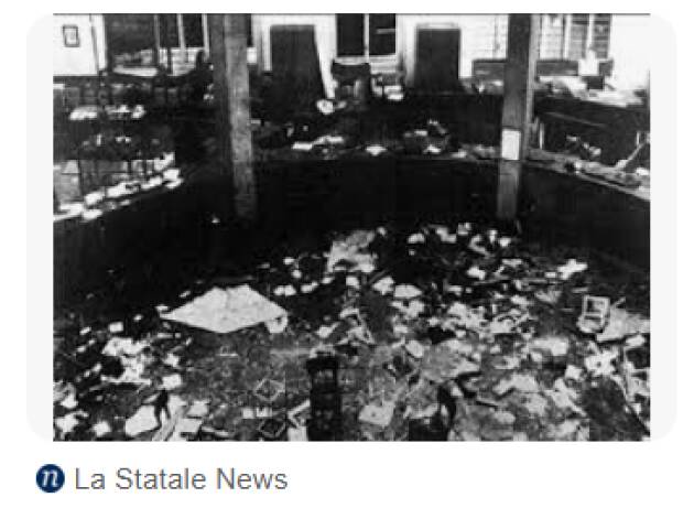 MILANO È MEMORIA. DOMANI, 12 DICEMBRE, 56° ANNIVERSARIO STRAGE DI PIAZZA FONTANA