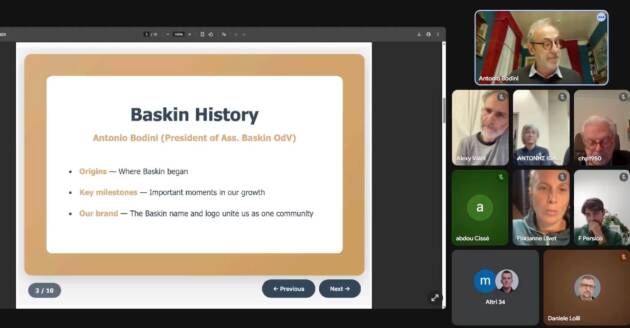 BASKIN TRA CAMPIONATO, INCONTRI INTERNAZIONALI E LIBRO