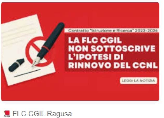 Scuola Rinnovo Contratto  2022/2024, FLC CGIL: retribuzioni insufficienti, non firmiamo