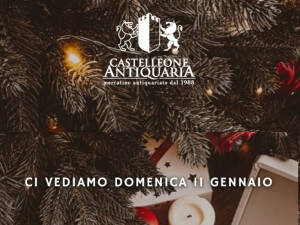 Catelleone Antiquaria.. ci  vediamo l'11 gennaio 2025