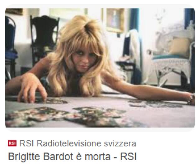 Bardot, Ruotolo(Pd): con Brigitte il Novecento aveva osato
