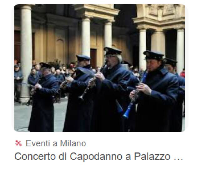 (MI) CAPODANNO. A PALAZZO MARINO IL CONCERTO DELLE BANDE CITTADINE