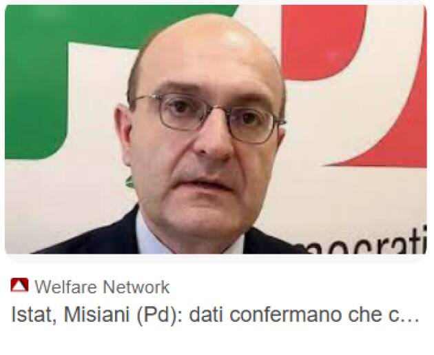 Manovra: Misiani (PD), lontana da vita reale degli italiani
