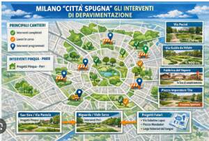 AMBIENTE. A MILANO 27 CANTIERI PER UNA 'CITTA’ SPUGNA'