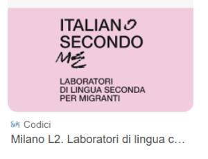 WELFARE. 'ITALIANO SECONDO ME', AL VIA CORSI E LABORATORI PER IMPARARE LA LINGUA 