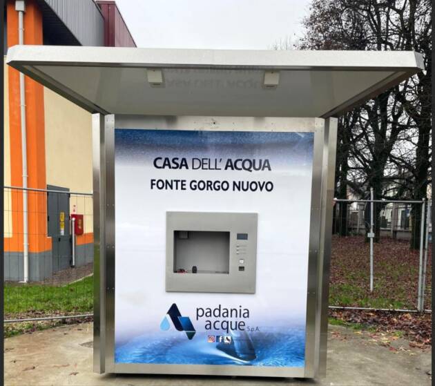 Padania Acque S.p.A: a Ripalta Cremasca è attiva la nuova casa dell’acqua