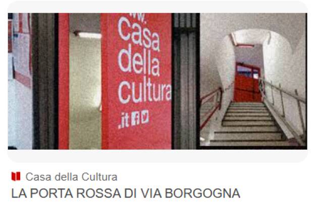 (MI) Casa della Cultura Calendario degli incontri in programma dal 19 al 27 gennaio 2026