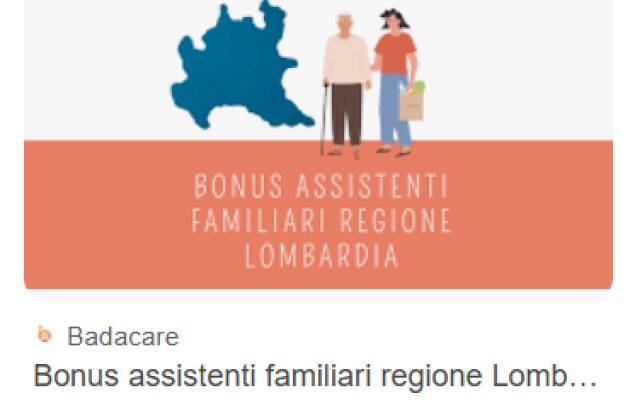 Azienda Speciale Consortile Oglio Po BONUS ASSISTENTE FAMILIARE