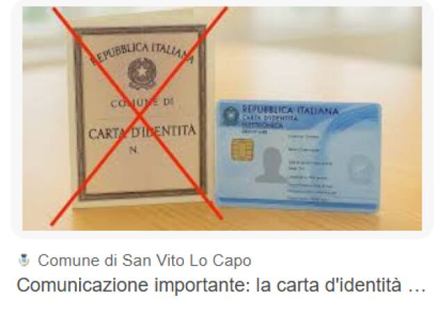 Crema Scadenza validità carta di identità cartacea 3 agosto 2026