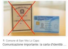 Crema Scadenza validità carta di identità cartacea 3 agosto 2026