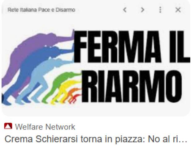 M5s Lombardia: Il riarmo di Meloni lo pagano i cittadini lombardi