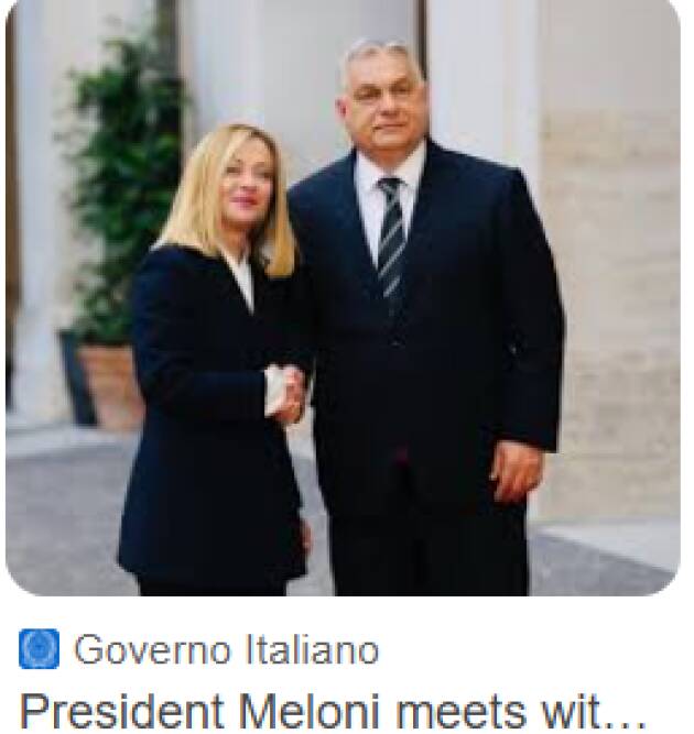 Ungheria, Zan (Pd): Gravissimo che Meloni compaia in spot Orbán