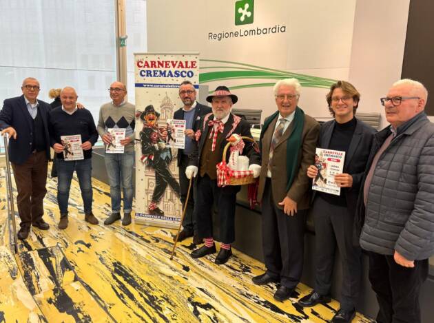 PILONI (PD): IL CARNEVALE CREMASCO È UN PATRIMONIO INESTIMABILE PER TUTTA LA LOMBARDIA