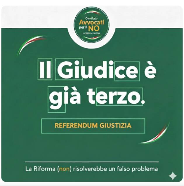 Gli avvocati per il NO al Referendum sulla Giustizia di Nordio 