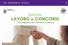 SPECIALE LAVORO CONCORSI Cremona, Crema, Soresina, Casal.ggiore | 20 gennaio 2026