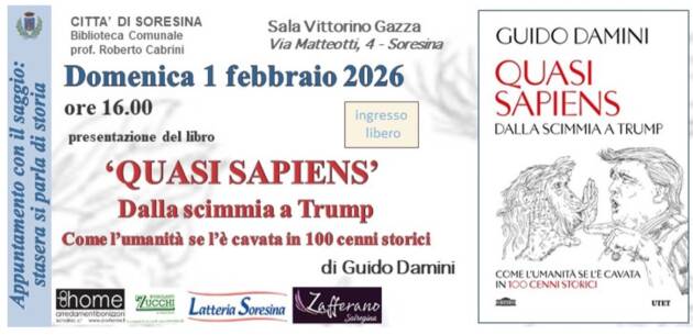 Soresina Il prossimo appuntamento con gli eventi della Biblioteca prof. R.Cabrini 