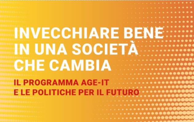 ANZIANI INVECCHIARE BENE IN UNA SOCIETÀ CHE CAMBIA