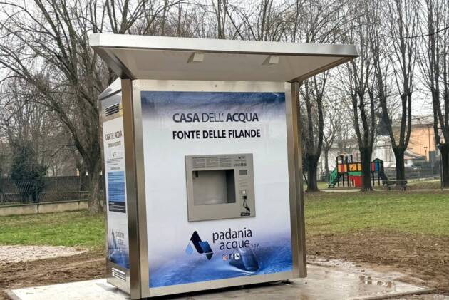 Vescovato, attiva Fonte delle filande: apre la nuova casa dell’acqua di Padania Acque