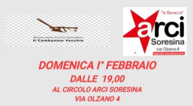 I giorni della merla Arci Soresina come tradizione vin brule' e chiacchiere 