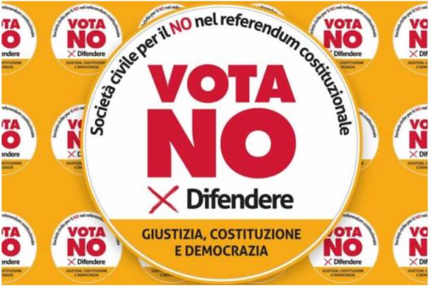 Soresina Costituito  Comitato per il NO - referendum costituzionale 22 - 23 marzo 2026.
