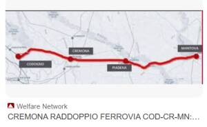 RADDOPPIO FERROVIARIO CREMONA-OLMENETA, PILONI (PD): A CHE PUNTO SIAMO?”