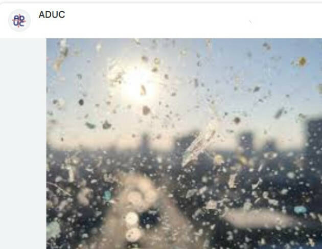 Aduc Ogni anno 600 quadrilioni di frammenti di plastica ‘Prendono il volo’