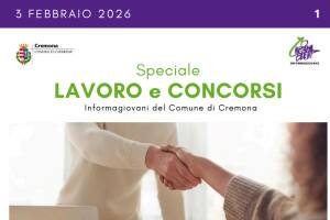 SPECIALE LAVORO CONCORSI Cremona, Crema, Soresina, Casal.ggiore | 3 febbraio 2026
