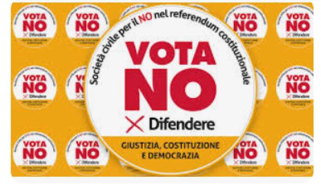 Referendum  Giustizia Associazione Nazione Partigiani Cristiani VOTA NO 