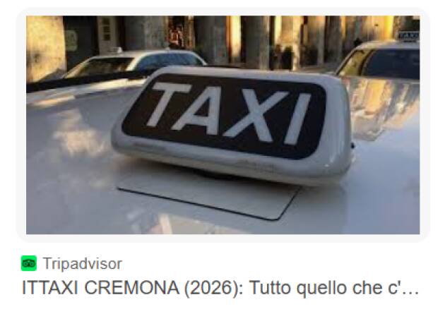 (CR) Servizio taxi e noleggio con conducente: approvato il nuovo regolamento