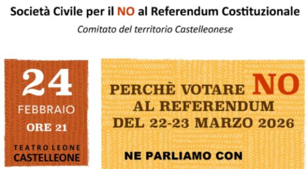 Castelleone Prossimo Referendum Perchè Votare NO