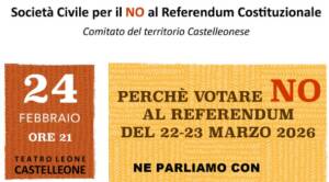 Castelleone Prossimo Referendum Perchè Votare NO