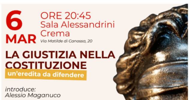 Crema Le ragioni del NO Incontro con Giovanni Bachelet martedì 6 marzo