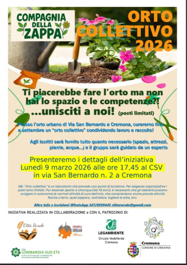 (CR) Laboratorio Orto Collettivo 2026