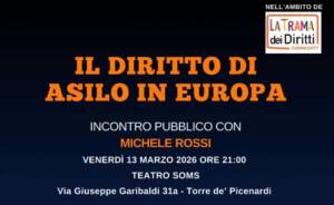 Il diritto di asilo in europa incontro alla Soms di  Torre de Picenardi il 13 marzo ore 21