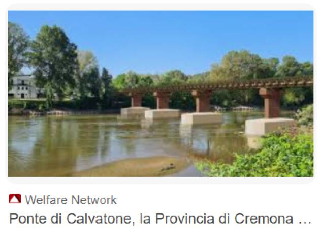 PONTE SULL’OGLIO, PILONI (PD): SECONDO LA REGIONE NESSUN DISAGIO 