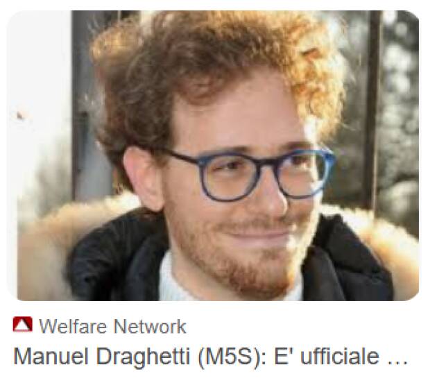 Manuel Draghetti ex Consigliere comunale di Crema del M5S al Referendum vota NO