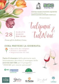 Prima edizione di “Tulipani & Tulivini”: a Crema una giornata solidale 